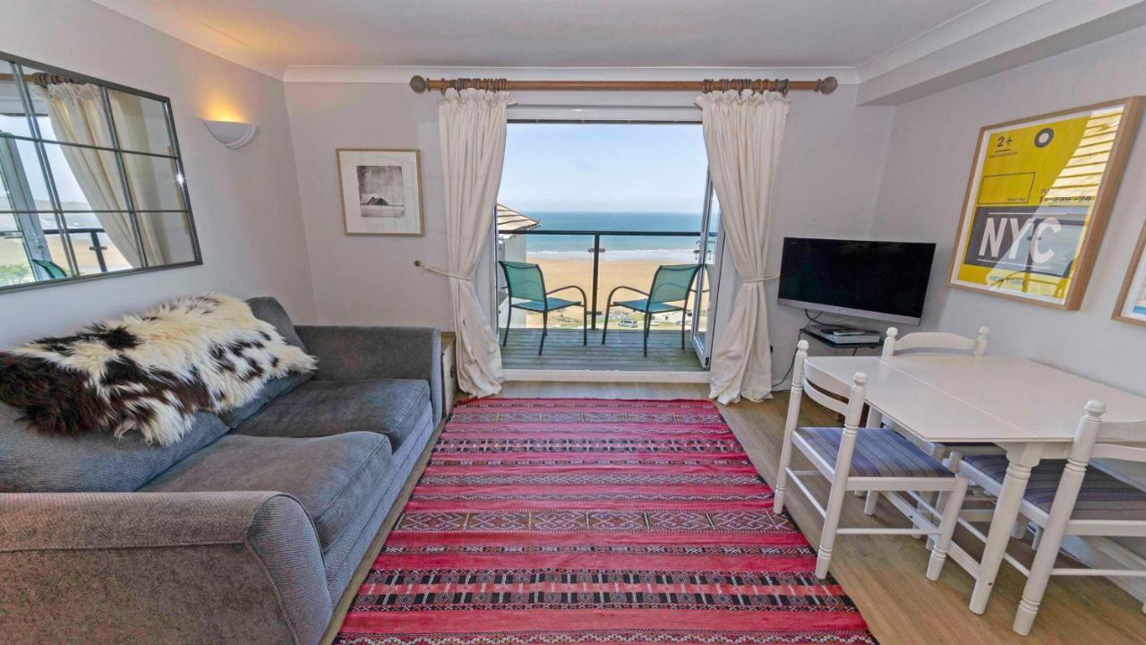 Apartament Clifton Court Apt 23 With Seaviews & Heated Pool Croyde Zewnętrze zdjęcie